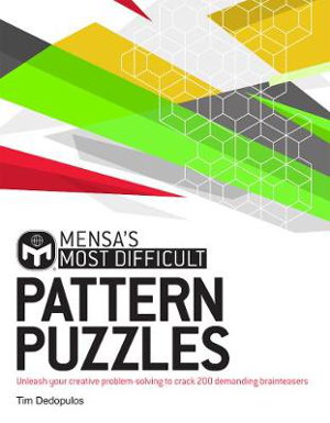 Cover art for Most Difficult Pattern Puzzles (Mensa)