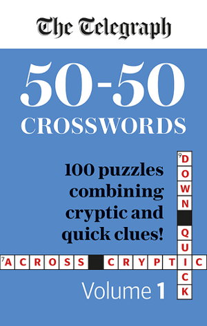 Cover art for Telegraph 50-50 Crosswords Volume 1