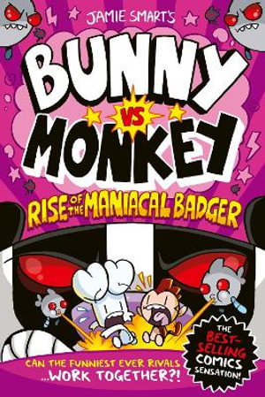 Cover art for Bunny vs Monkey 5 Rise of the Maniacal Badger