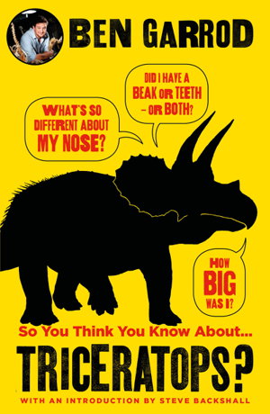 Cover art for So You Think You Know About Triceratops?