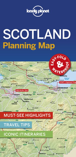 Cover art for Lonely Planet Scotland Planning Map