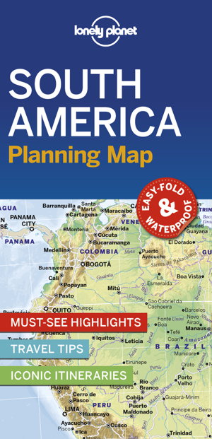 Cover art for Lonely Planet South America Planning Map