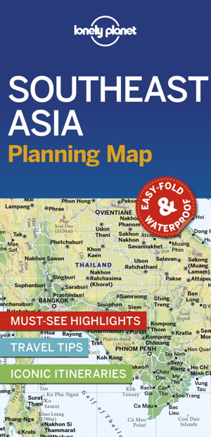 Cover art for Lonely Planet Southeast Asia Planning Map