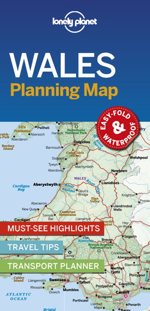 Cover art for Lonely Planet Wales Planning Map
