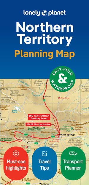 Cover art for Lonely Planet Northern Territory Planning Map