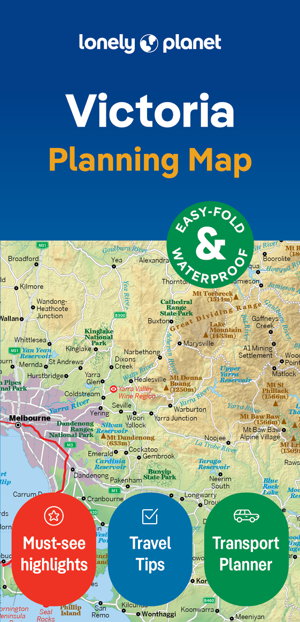 Cover art for Lonely Planet Victoria Planning Map