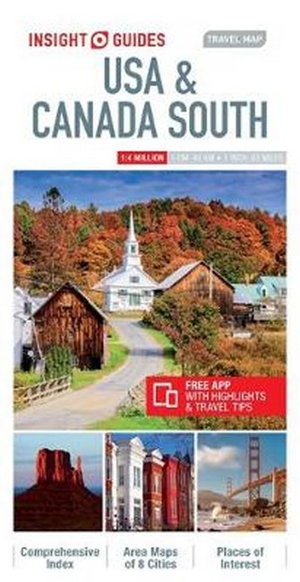 Cover art for Insight Guides Travel Map USA & Canada South (Insight Maps)