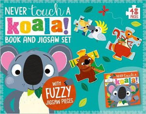 Cover art for Never Touch a Koala! Book and Jigsaw Set