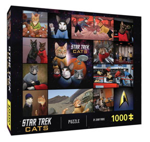 Cover art for Star Trek Cats 1000-Piece Puzzle