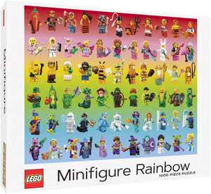 Cover art for LEGO Minifigure Rainbow 1000-Piece Puzzle