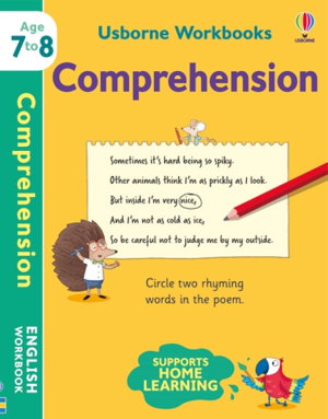 Cover art for Usborne Workbooks Comprehension 7-8