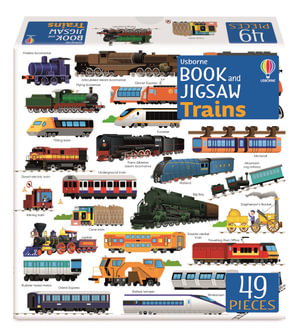 Cover art for Usborne Book and Jigsaw Trains