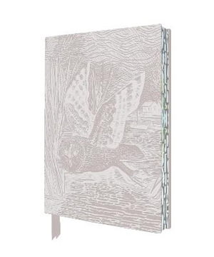Cover art for Angela Harding: Marsh Owl Artisan Art Notebook (Flame Tree Journals)