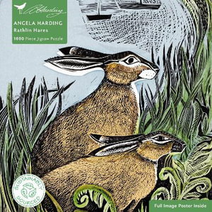 Cover art for Adult Sustainable Jigsaw Puzzle Angela Harding: Rathlin Hares