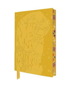 Cover art for Gustav Klimt: The Kiss Artisan Art Notebook (Flame Tree Journals)