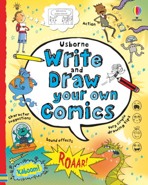 Cover art for Write and Draw Your Own Comics