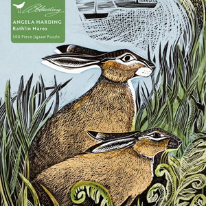 Cover art for Adult Jigsaw Puzzle Angela Harding: Rathlin Hares (500 pieces)
