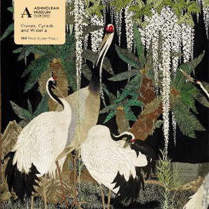 Cover art for Adult Jigsaw Puzzle Ashmolean: Cranes, Cycads and Wisteria (500 pieces)