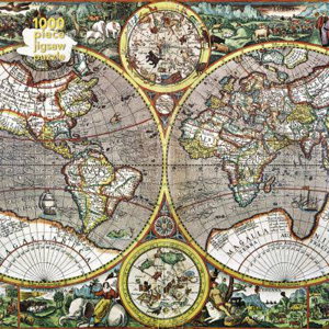 Cover art for Jigsaw Pietr Van Der Keere World Map 1607 (1000-piece)