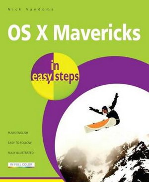 Cover art for OSX Mavericks in Easy Steps Covers OS X 10.9