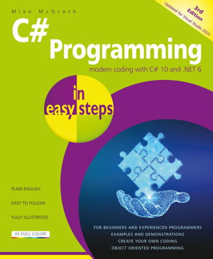 Cover art for C# Programming in easy steps