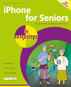 Cover art for iPhone for Seniors in easy steps