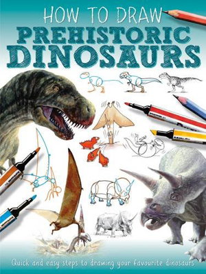 Cover art for How to Draw Prehistoric Dinosaurs