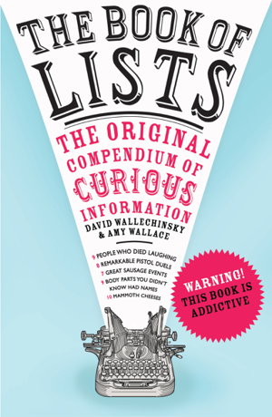 Cover art for The Book of Lists The Original Compendium of Curious Information