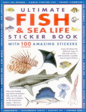Cover art for Ultimate Fish and Sea Life Sticker Book