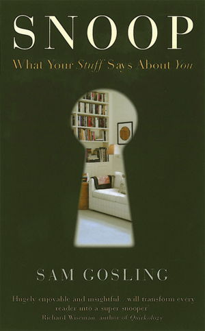 Cover art for Snoop What Your Stuff Says about You