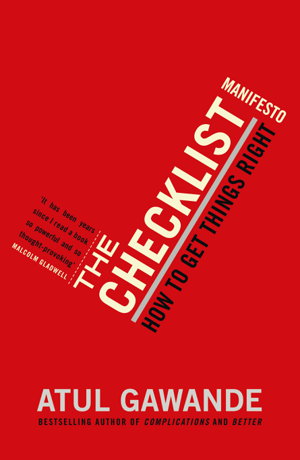 Cover art for The Checklist Manifesto