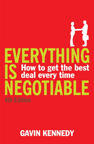 Cover art for Everything is Negotiable