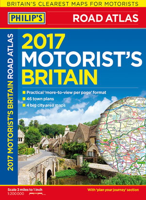 Cover art for Philip's Motorist's Road Atlas Britain 2017