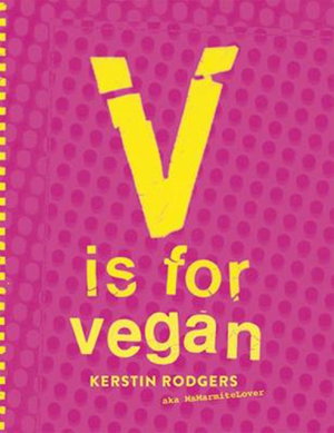 Cover art for V is for Vegan
