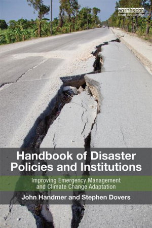 Cover art for Handbook of Disaster Policies and Institutions Improving