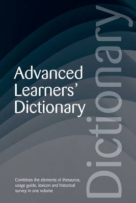 Cover art for Advanced Learners' Dictionary