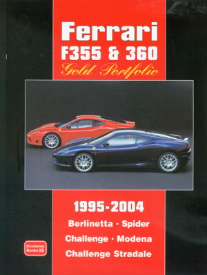 Cover art for Ferrari F355 and 360 Gold Portfolio 1995 - 2004