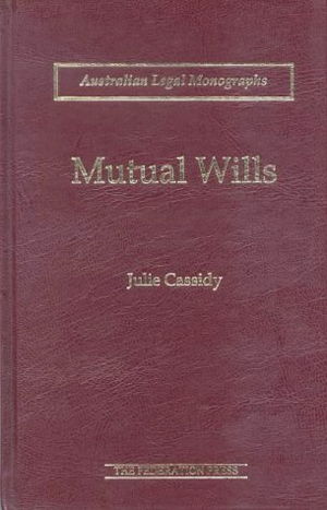 Cover art for Mutual Wills