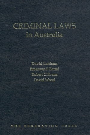 Cover art for Criminal Laws in Australia