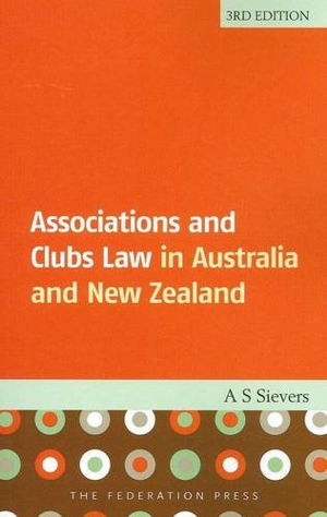 Cover art for Associations and Clubs Law