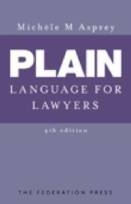 Cover art for Plain Language for Lawyers