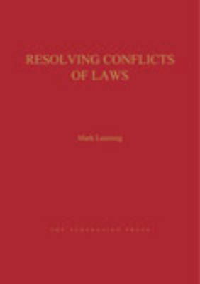 Cover art for Resolving Conflicts of Laws