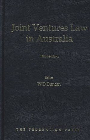Cover art for Joint Ventures Law in Australia