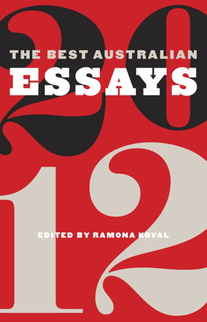 Cover art for The Best Australian Essays 2012
