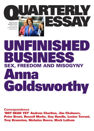 Cover art for Quarterly Essay 50 On Women Freedom and Misogyny