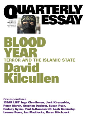 Cover art for Quarterly Essay 58 Blood Year Terror and the Islamic State
