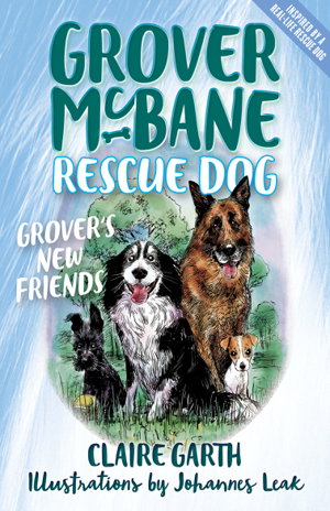 Cover art for Grover's New Friends Grover McBane Rescue Dog (Book 2)