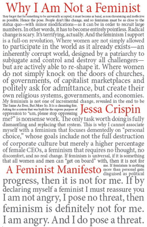 Cover art for Why I Am Not a Feminist A Feminist Manifesto
