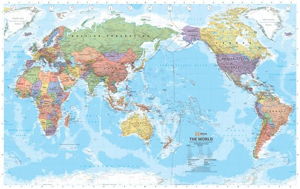 Cover art for World Supermap Laminated Map in Tube