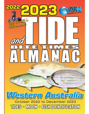 Cover art for Western Australia Tide and Bite Times Almanac 2023